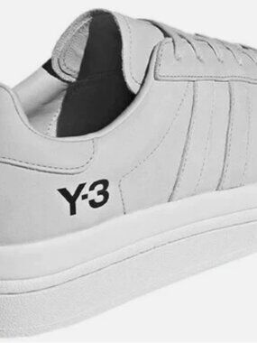 Adidas Y-3 Hicho Grey Gray White FZ4339 NEW with Box, US Mens 10.5.